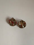 Aretes Hoja Plateados