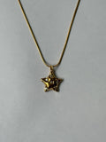 Collar dorado estrella